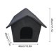 thumbnail image 3 of Fiudx Caseta para Gatos de Exterior, Impermeable y Resistente a La Intemperie, Resistente Al Viento y con Cremallera, Cojín Suave para Mayor Comodidad, Varios Tamaños, Ideal para Gatos y Perros Salva, 3 of 7