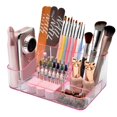 thumbnail image 1 of Soporte para taladro de uñas ANRUI, 28 agujeros, acrílico, color rosa, 1 of 6