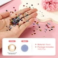 thumbnail image 2 of Uxcell 1440 Piezas de Rhinestone Hotfix de Fondo Plano de 4.8mm, Gemas Redondas de Resina para Manualidades, Ropa, Decoración DIY, Arte de Uñas, (SS20, Champagne), 2 of 7