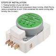 thumbnail image 3 of Uxcell Refrigerator Defrost Timer Replacement AC200/240V for Temp Control, 3 of 5