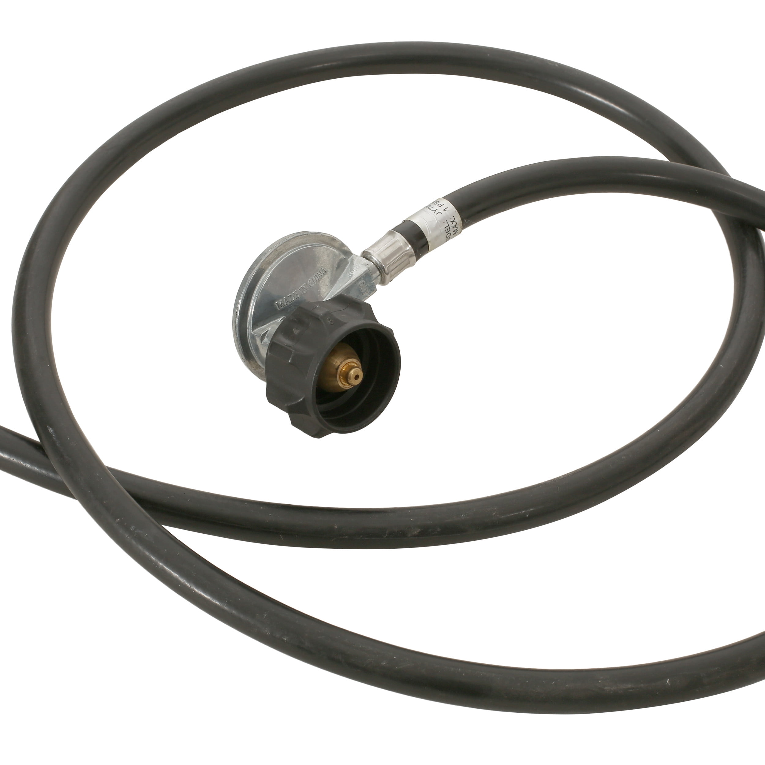 Hayes Circular 50K BTU Outdoor Gas Fire Pit Table with Tank Holder, Light Grey
