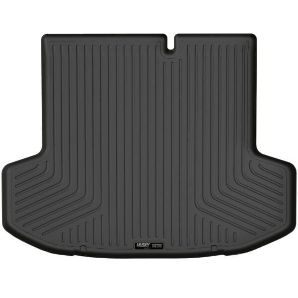 Convient 2020-2022 Nissan Versa Husky Liner Doublure de Zone de Chargement 46801 WeatherBeater; Ajustement Direct; Bord Surélevé; Noir; TPO Thermoplastique Oléfine; Coffre