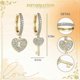 thumbnail image 2 of Dangle Earrings for Women, S925 Sterling Silver Huggie Earrings for Sensitive Ears, Non Tarnish Drop Earrings, Statement/Fashion/Dainty Earrings, 2 of 5