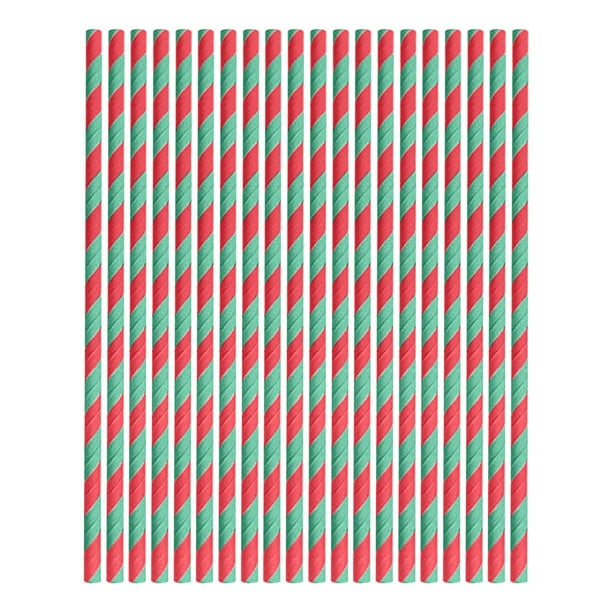 Xihbxyly Pajitas de Papel de Colores, 100 Unidades, Diseño de Rayas Neón, Desechables y Ecológicas, Versátiles para Bebidas Frías y Calientes, Fiestas, Eventos, Barbacoas, Camping, Elegante Accesorio