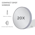 thumbnail image 3 of Zadro Compact Mirrors with Magnifications & Suction Cup Wall Mounting, 3 of 7