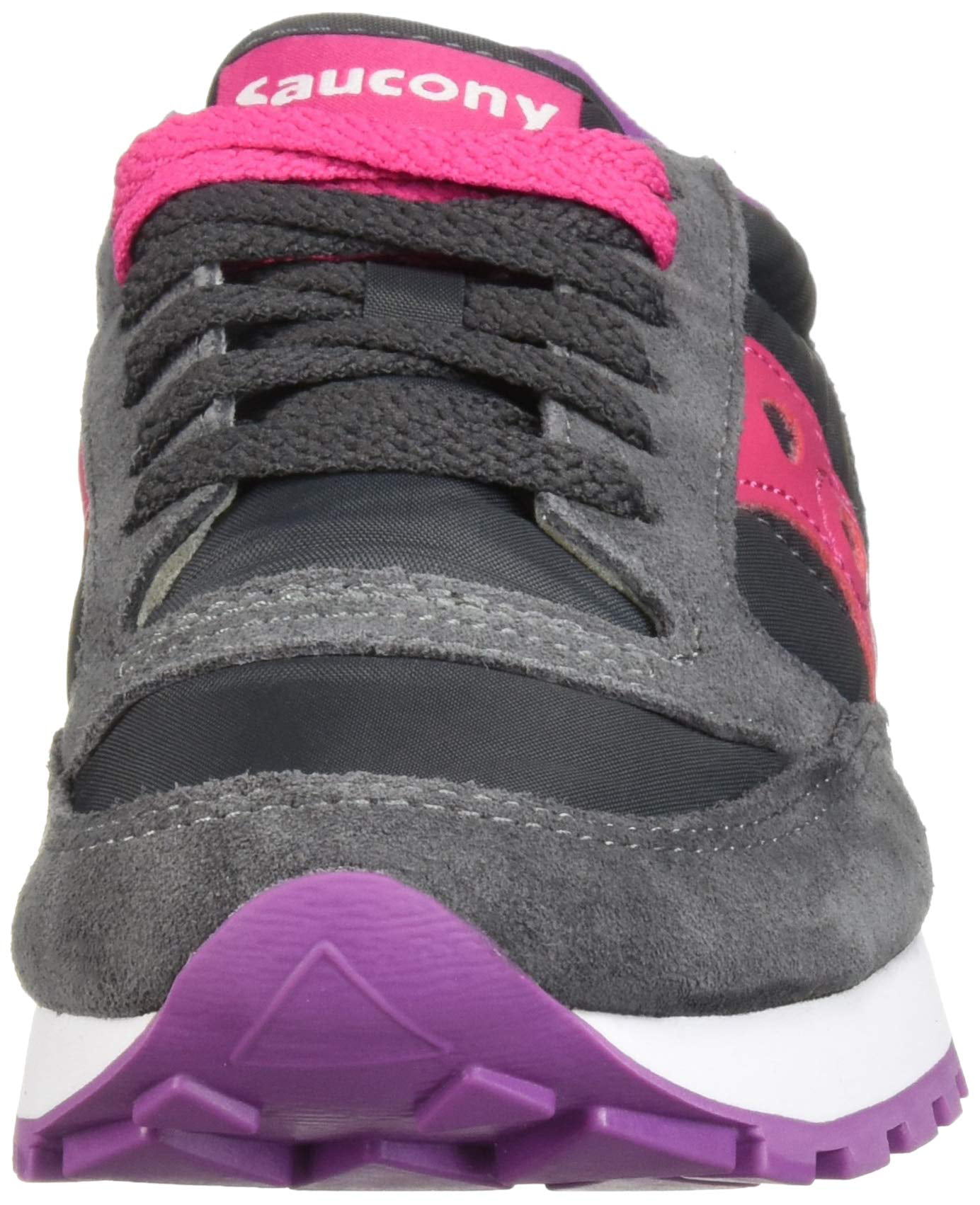 saucony charcoal pink