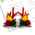 thumbnail image 1 of Horquilla de cornamenta de Navidad, Clip de campana de oreja de alce, decoraciones de Feliz Navidad para el hogar, adornos de Navidad, Papá Noel 2022, 1 of 4