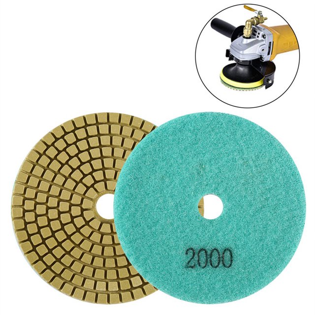 Discos de solapa de 100 mm y 4 pulgadas disco de pulido húmedo de 100 mm y 4 pulgadas para piedra de mármol y granito 10 tipos de granularidad opcional ANGGREK Otros