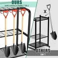 thumbnail image 3 of Garden Tool Organizer for Garage, Yard Tool Organizer with Wheels for Garage Organization and Storage - Sturdy Yard Tool Holder Tool Rack, for Shed, Outdoor, Tool Stand, 3 of 14