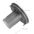 thumbnail image 2 of GOOHOCHY Cubierta Frontal Plateada Para De Compatible Con Dyson Hd Serie 01 02 03 04 08 15, 2 of 8
