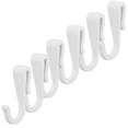 thumbnail image 6 of Homoyoyo Plastic S Hooks 6pcs Small White for Hanging Towels and Utensils, 6 of 7