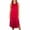 Red, variant on Horkkom Sleep Shirts for Women Sleeveless Solid Color Crew Neck Nightgowns Comfy Soft Night Dress, S-2XL