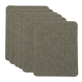 thumbnail image 1 of Uxcell 6Pcs Sofa Fabric Repair Patches Linen Fabric Patches 4.13" x 6.1" Deep Gray, 1 of 5