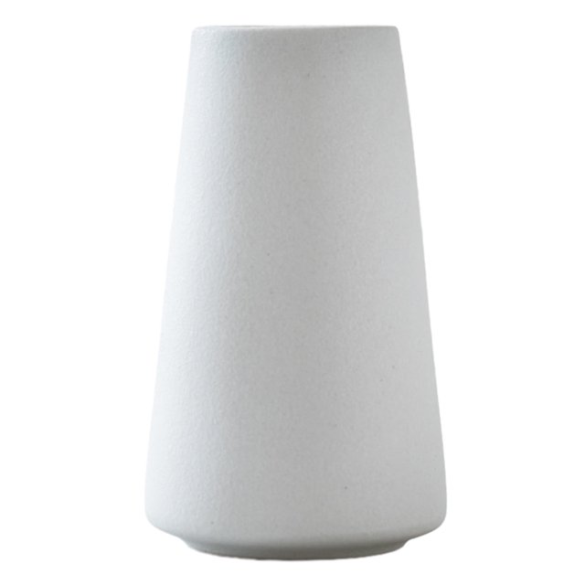 Laklulu Florero De Cerámica, Lindo Florero Mate para Sala De Estar Decoración Interior del Hogar, Centros De Mesa, 9 * 15 * 5 Cm