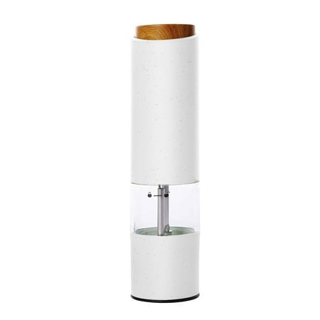 Pepper Grinder Automatic Operation Pepper Mill With Adjustable Coarseness Battery Powered LED Light One Hand Operation Standing Mixer Attachments Stainless Steel Mixing for Kitchen Aid Mixers Kitchen
