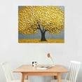 thumbnail image 2 of JEUXUS Thick Textured Gold Tree Oil Paintings Abstract Gold Wall Decor Handmade Paintings 3D Palette Knife Canvas Wall Art for Living Room Elegant Bedroom Decor Large Office Wall Art Wooden 20x16in, 2 of 4
