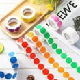 thumbnail image 3 of Jinsinto Autocollants à Points Amovibles Code Couleur 1 Pouce Ronds pour Inventaire de Bureau, 500 Pcs/rouleau, 8 Couleurs, 3 of 5