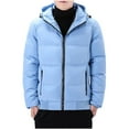 thumbnail image 2 of Ceisia Men's solid color zipper jacket pocket long sleeve outdoor Gift outerwear, 2 of 5