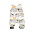 thumbnail image 5 of Fortune Combinaisons Sans Manches en Coton pour Bébés Filles Garçons 0-3 Ans, 5 of 5