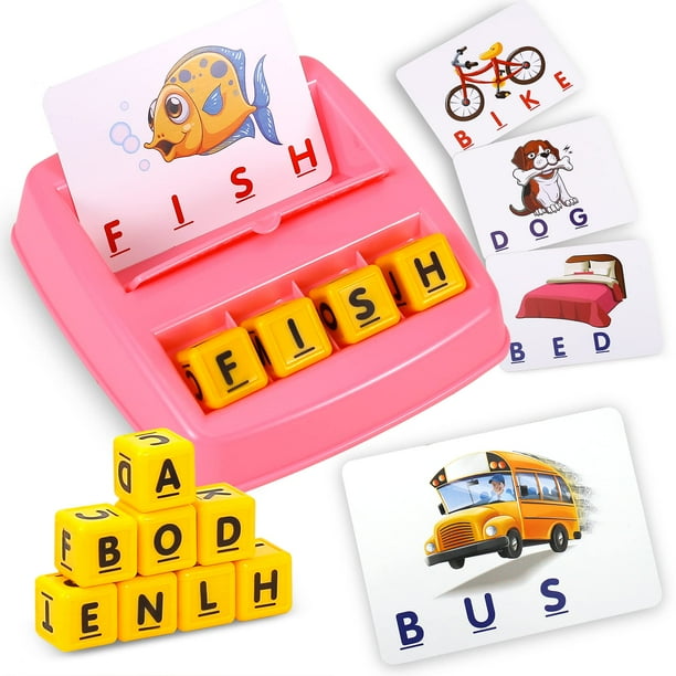 Juego de letras a juego con ortografía del alfabeto fenikso de 3 a 8 años