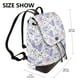 thumbnail image 2 of Easygdp Lavender Flowers Mochila de Cuero para Mujeres, Bolso de Hombro, Bolsos de Mano de Moda para Trabajo y Viajes, 2 of 4