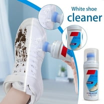White Shoe Cleaner For White Shoes, 100Ml Shoe Whitener With Brightening Colorant, Contains Pe Material Which Effectively Removes Yellow Stains And Whiten Evenly, Suitable For