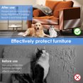 thumbnail image 4 of Wekvgz 2Pcs Cat Scratch Furniture Protector Pvc Transparent Anti Scratch Sticker Thickened Sticky Anti Scratch Sticker Easy to Install Cuttable Anti Scratch Sticker Suitable for Sofas, 4 of 10