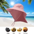 thumbnail image 4 of Sombreros De Protección Solar Sombrero Anti-UV Transpirable Pesca Senderismo Montañismo para Exteriores (Rosa) Ndcxsfigh Para Estrenar, 4 of 6