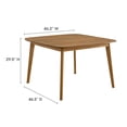 thumbnail image 4 of Vienna 5-Piece Dining Set with Armchairs in Natural Black, 4 of 10