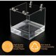 thumbnail image 2 of Apuakthei Baño para pájaros colgante Baño para pájaros Acrílico transparente Baño para pájaros Casa de baños Accesorios para jaulas para pájaros con ganchos para pájaros pequeños Pinzón Periquito, 2 of 5
