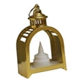 thumbnail image 4 of Linterna de vela LED, centro de mesa decorativo, linterna decorativa colgante clásica, pequeña linterna colgante para festival, patio, fiesta Oro, 4 of 9