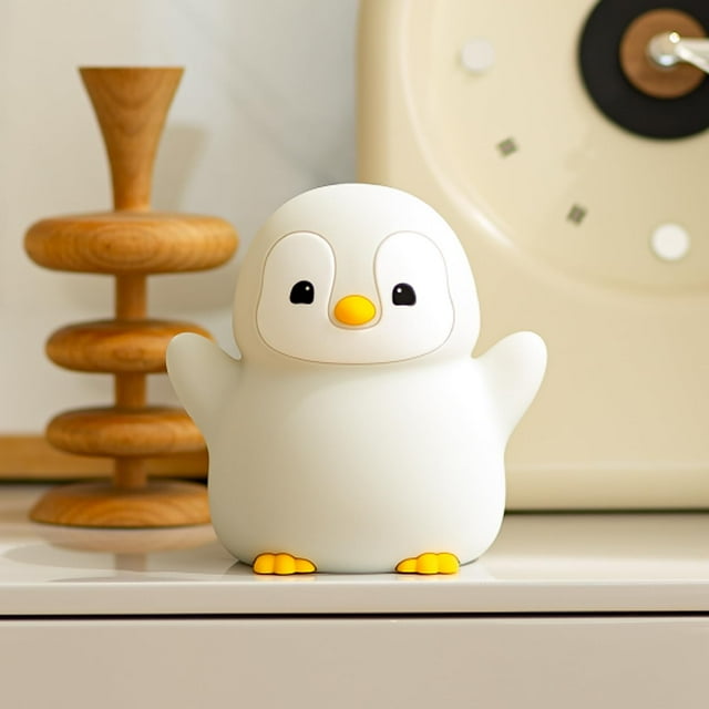 Lámpara LED Squishy Novelty ATSUI Happy Penguin de Night Light
