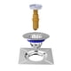 thumbnail image 5 of Desagüe de Suelo de Diseño, Resistente a Los Olores, con Pedal, Práctico Tapón de Desagüe para Ducha para Fregadero de Cocina, Lavadero Y Cuarto de Du, 5 of 9