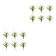 thumbnail image 2 of Moyic 6 piezas de plantas artificiales de hojas falsas resistentes a los rayos , ramitas de hojas, plantas, , ventana, camino, arreglo de Type2 NO2, 2 of 6