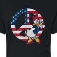 thumbnail image 3 of Disney - Americana - Daisy Peace - Juniors Cropped Cotton Blend T-Shirt, 3 of 5