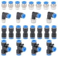 thumbnail image 2 of 24 Piece Quick Connect Air Hose Pneumatic Connector Kit Suitable For Air Ducts, 2 of 6