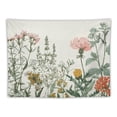 thumbnail image 5 of Shiartex Floral Plants Wall Tapestry,Vintage Herbs Tapestry Colorful Nature Wild Flowers Tapestry Wall Hanging for Dorm Living Room Bedroom Decor  50x40inch, 5 of 6