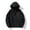 Black, variant on EGNMCR Men's Lightweight Puffer Jacket Autumn Outdoor Slim Fitting Thin Hooded Hiking Jacket with Pockets Casual Solid Color Patchwork Zip Up Sun Protection Overcoats Windbreaker Jacket