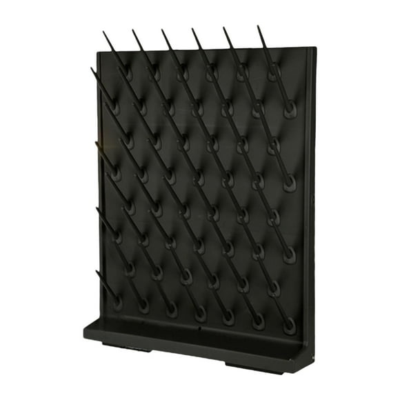 S SERENABLE Lab Drying Rack Countertop Lab Drying Draining Rack for Laboratory Glassware Black