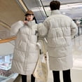 thumbnail image 4 of Chaqueta de pan para mujer hasta la rodilla, diseño de nicho, chaqueta de algodón holgada y gruesa, 4 of 6