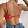 thumbnail image 4 of Bosfbaoi Luxury Ribbed Cotton Wireless Bralette, Thin Cup Adjustable Strap Comfort Support Bra, Cozy Stretchable Sleep Lingerie for Ladies, 4 of 7