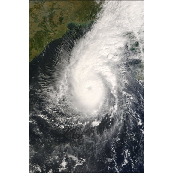 24"x36" Gallery Poster, Tropical Cyclone Sidr (06B) in the Bay of Benga