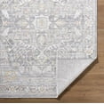 thumbnail image 3 of Hauteloom Cinzia Living Room, Bedroom Machine Washable Area Rug - Traditional - Silver Gray, Ivory, Charcoal - 5'3" x 7', 3 of 7