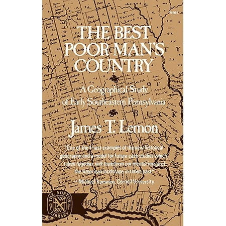 The Best Poor Man's Country : A Geographical Study of Early Southeastern (Best Invention Of Early Man)