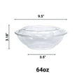 thumbnail image 2 of VeZee 64 Oz Disposable BPA Free Rose Bowl / Salad Containers with Lids in Clear Plastic Disposable for a Fresh Airtight Seal, Portable Serving Bowl Set for Meal Prep & Preserve Freshness:(Qty=200), 2 of 5