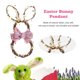 thumbnail image 1 of Guirnalda De Conejito 2m 20 LED Bunny Garland DIY Guirnaldas de puertas delanteras para decoración de Pascua (Luz cálida L) Wdftyju Libre de BPA, 1 of 3