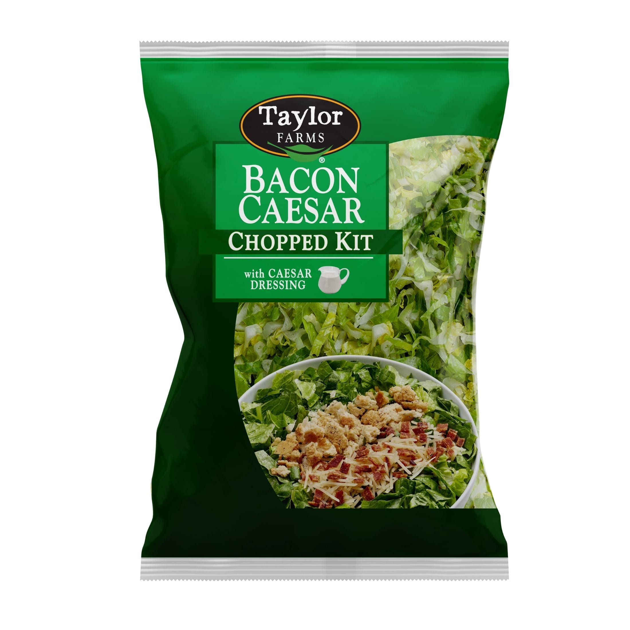 Taylor Farms Bacon Caesar Chopped Salad Kit - Walmart.com