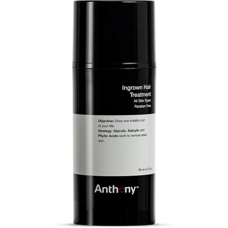 Anthony Exfoliating Ingrown Hair Treatment Gel with Glycolic Acid and Salicylic Acid  3 fl oz