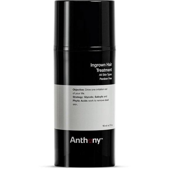 Anthony Exfoliating Ingrown Hair Treatment Gel with Glycolic Acid and Salicylic Acid, 3 fl oz