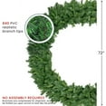 thumbnail image 5 of Northlight Commercial Lush Mixed Pine Artificial Christmas Wreath - 72" - Unlit, 5 of 6